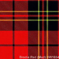 Brodie Red Modern tartan