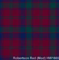 Robertson Red Modern tartan