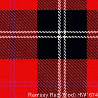 Ramsay Red Modern tartan