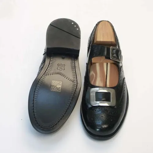 Buckle Brogue Shoes